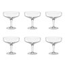 Jogo de 6 Taças de Cristal Espumante Vintage 250ml Classic - 1