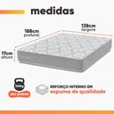 Ver imagem 4 de Cama Box Casal Double Face 100% D33 Edén 138x188x55cm Herval - Suporta até 100kg por Pessoa