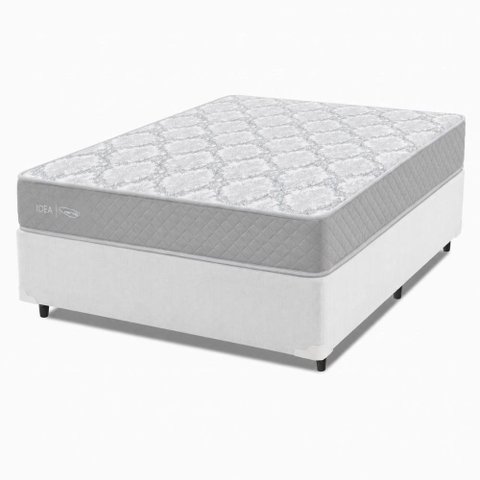 Cama Box Casal Double Face 100% D33 Edén 138x188x55cm Herval - Suporta até 100kg por Pessoa