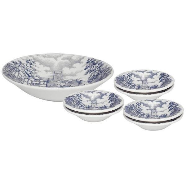 Conjunto Sobremesa 7 Peças Cena Inglesa - 1
