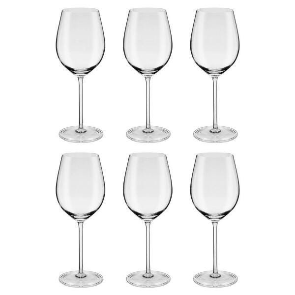 Jogo de 6 Taças de Cristal Vinho Brunello Di Montalcino 610ml Profissional - 1