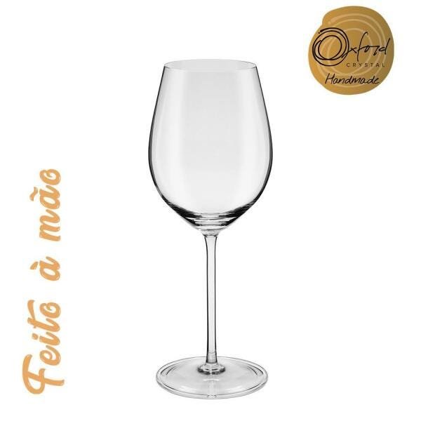 Jogo de 6 Taças de Cristal Vinho Brunello Di Montalcino 610ml Profissional - 5