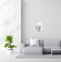 Ver imagem 5 de ESPELHO DECORATIVO ORGÂNICO 40CMX30CM MODERNO LUXO SALA QUARTO BANHEIRO
