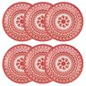 Conjunto de 6 Pratos Rasos 26cm Floreal Renda - 3