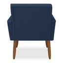 Ver imagem 4 de Poltrona Decorativa Nina Pés Palito Veludo Azul Marinho Chamby Móveis