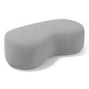 Ver imagem 3 de Conjunto 02 Puffs Decorativos Living Aisha Orgânico Bouclê Cinza Claro - Desk Design