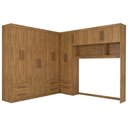 Ver imagem 3 de Guarda-roupa Casal Modulado Belgrado 11 Portas 6 Gavetas Cinamomo - Panorama Móveis