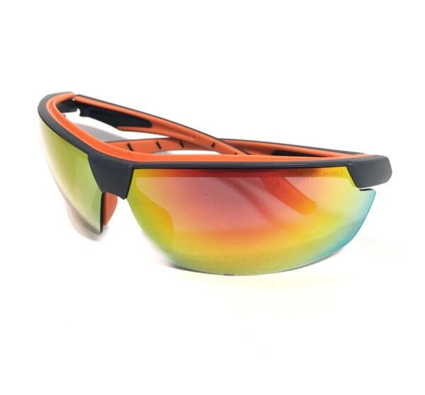 Óculos De Proteção Neon Vermelho Espelhado Fogo - Steelflex - 7
