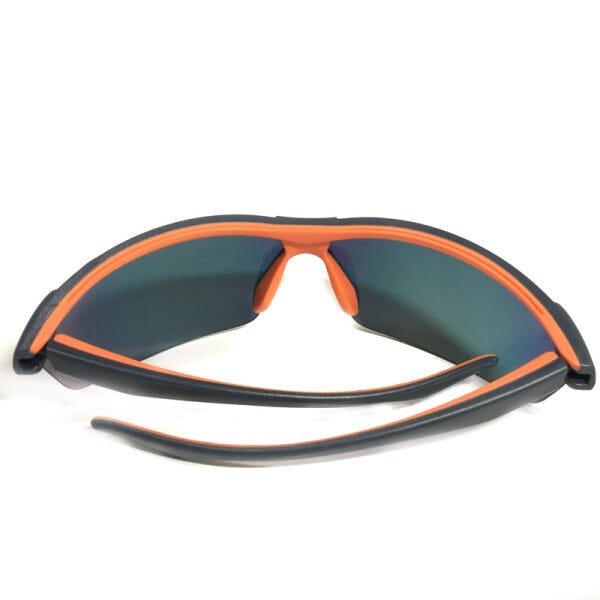 Óculos De Proteção Neon Vermelho Espelhado Fogo - Steelflex - 8