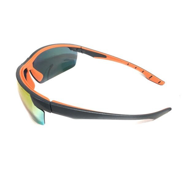Óculos De Proteção Neon Vermelho Espelhado Fogo - Steelflex - 10