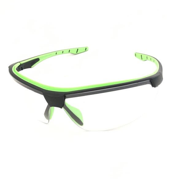 Óculos De Proteção Esportivo Steelflex Neon Incolor Corrida Ciclismo Motocross Trilha Bike Skate Fut - 1