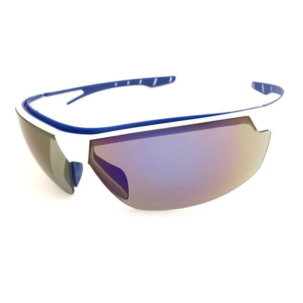 Óculos De Proteção Steelflex Anti Embaçante Tático Bike Moto Neon AZUL ESPELHADO Ca 40906 Epi