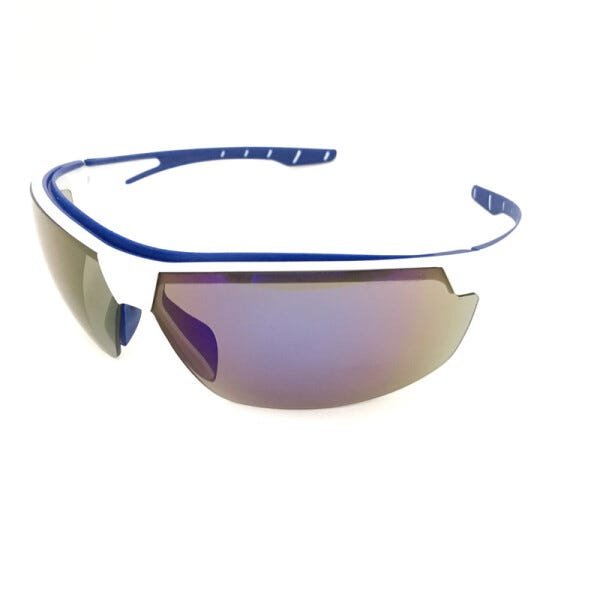 Óculos De Proteção Steelflex Anti Embaçante Tático Bike Moto Neon AZUL ESPELHADO Ca 40906 Epi - 4