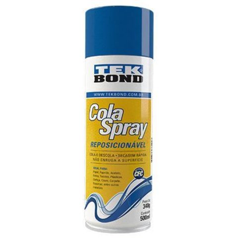 Cola Spray de Reposição para Base Silhouette 340G/500Ml Tekbond - 6200
