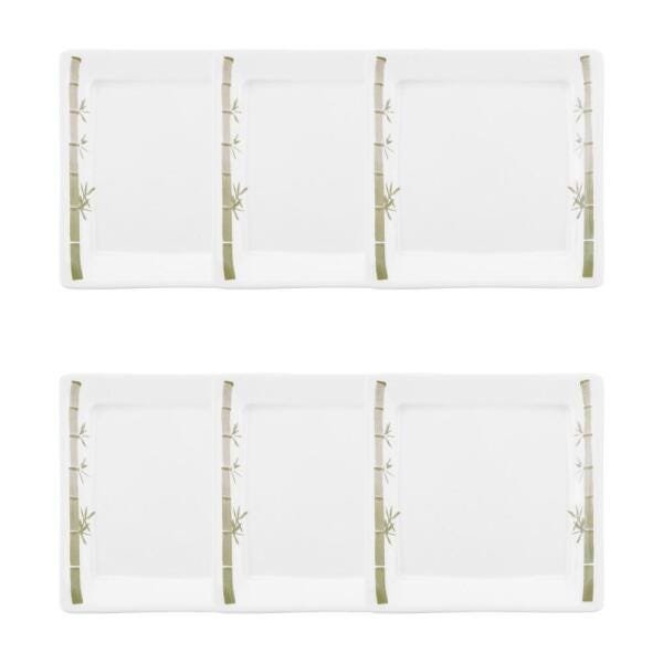 Conjunto de 6 Pratos Sobremesa 21x21cm Nara Imperial - 3