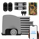 Ver imagem 2 de Kit Motor Portão Residenci Izzy 500 Smart 220V Crem 3,5m Agl