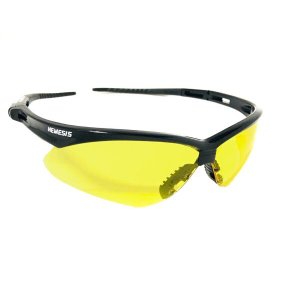 KIT 2 ÓCULOS PROTEÇÃO NEMESIS PRETO LENTES AMARELAS ESPORTIVO BALÍSTICO PAINTBALL RESISTENTE A IMPAC
