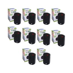 Kit com 10 Controles Tx Deco Digital Preto - Ipec - 7
