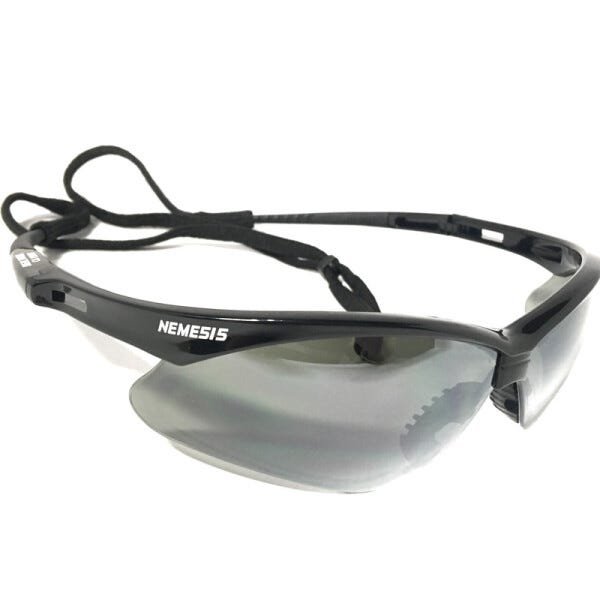 Oculos Nemesis Preto Ideal Para Paintball Ciclismo PRETO COM LENTES FUME - 6