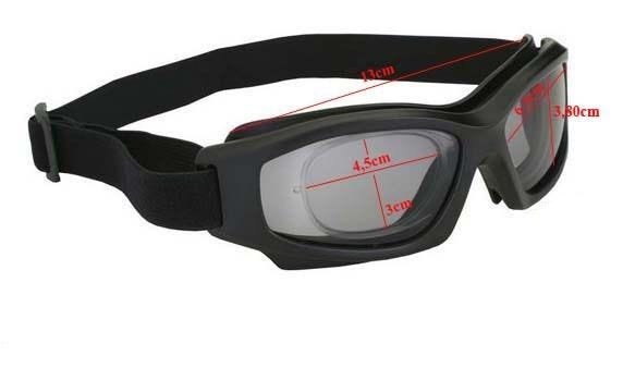 Óculos Proteção Esportivo Danny Clipe Interno para Lentes de Grau Ideal Ciclismo Futebol Voley Paraque - 5