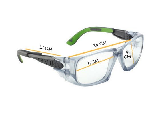 Armação Óculos Segurança Ideal Para Lentes De Grau UNIVET 5X9V - 6