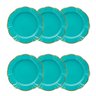 Conjunto de 6 Pratos Sobremesa 23cm Soleil Aurora - 2
