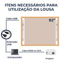 Ver mais imagens de Lousa Educacional Interativa Unionboard Color Laranja 82 Pol.