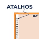 Ver imagem 6 de Lousa Educacional Interativa Unionboard Color Laranja 82 Pol.