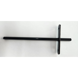 2 Suportes para Prateleira Invisível 30cm N-4 Forsul Preto - 1