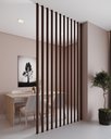Ver imagem 1 de Brise (breeze) Divisor de Ambientes Modular 274x6,5cm 01 Unid. - Imbuia