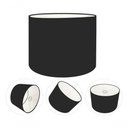 Ver mais imagens de Cúpula Abajur e Luminária Cilíndrica Vivare Cp-7016 Ø35x30cm - Bocal Nacional Preto