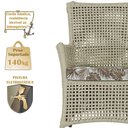Ver imagem 5 de Poltrona Igapó Alumínio Micro Pintura Preta Corda Náutica E6 Rami