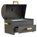 Ver imagem 1 de Churrasqueira Brasa Grill Mini N02 Preta - Eliza