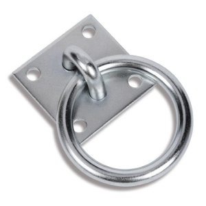 Argola para Parafusar Chapa 6x6cm N-1 Forsul Prata