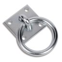 Ver imagem 2 de Kit Argola Parafusar N-1 (argola e Parafusos) Prender Animal Navio Avião Prata