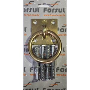 Kit Argola Parafusar N-1 (argola e Parafusos) Prender Animal Navio Avião Dourado