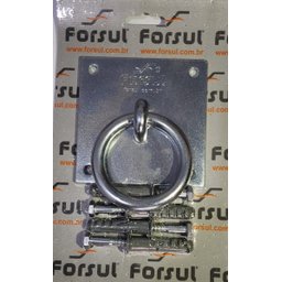 Kit Argola Parafusar N-2 (argola e Parafusos) Prender Animal Navio Avião Prata - 1