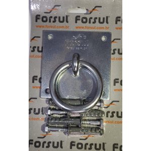 Kit Argola Parafusar N-2 (argola e Parafusos) Prender Animal Navio Avião Prata