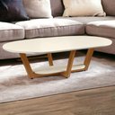 Ver imagem 1 de Mesa de Centro Elegance Off White e Nature Tebarrot