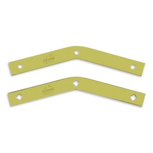 Par Meia Lua 40cm N-1 Forsul Tesoura Ferragem para Telhado Dourado