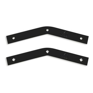 Par Meia Lua 40cm N-1 Forsul Tesoura Ferragem para Telhado Preto