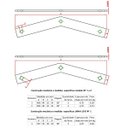 Ver imagem 2 de Par Meia Lua 35cm Linha Leve Forsul Tesoura Ferragem para Telhado Dourado