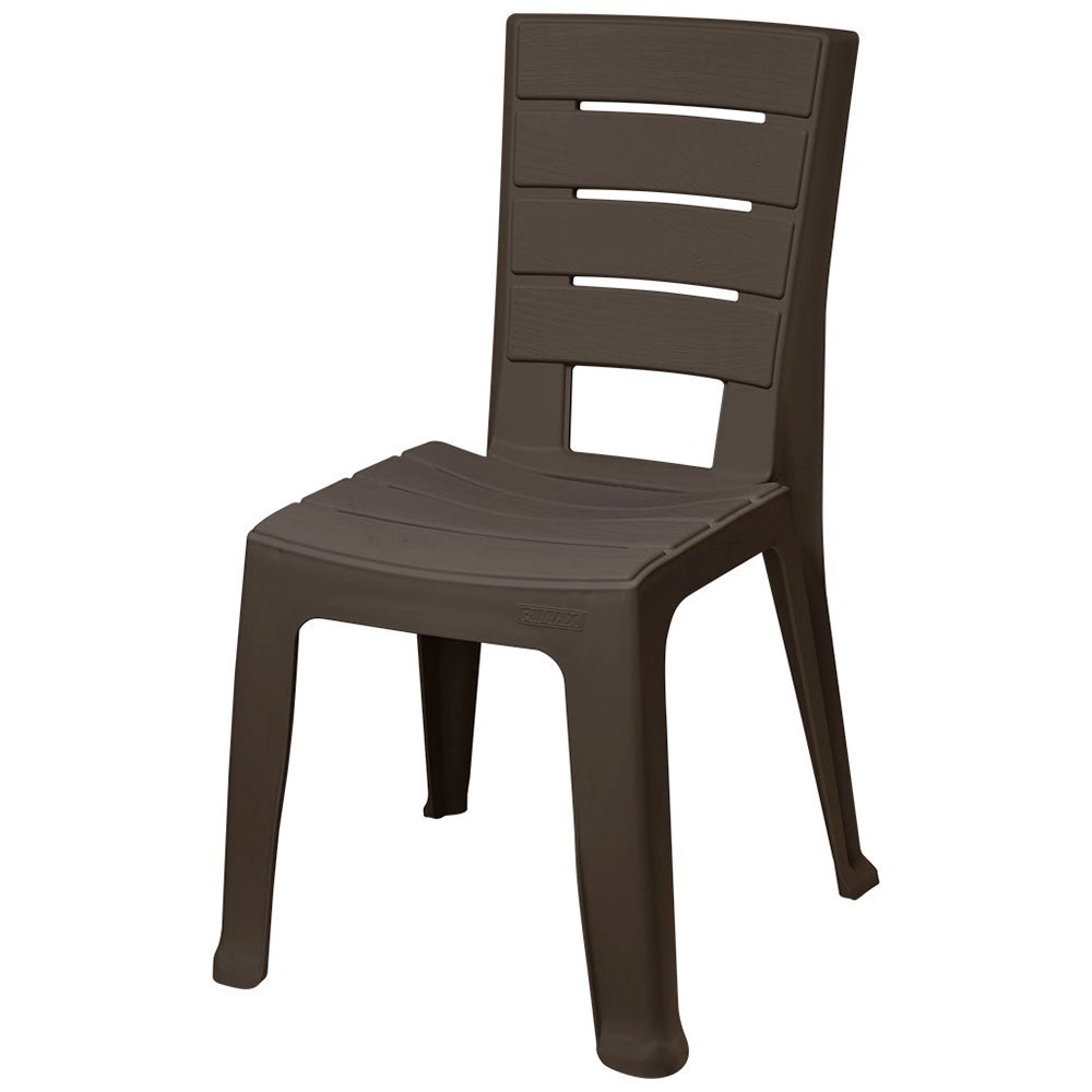 Conjunto 06un Cadeira Plástica Baru Marrom Rimax - 2