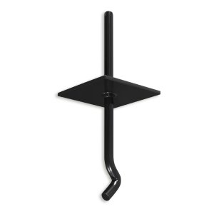 Suporte de Coluna 12x12cm N-1 Forsul Ferragem Telhado Preto