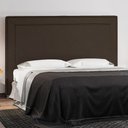 Ver imagem 2 de Cabeceira Cama Box King 195 Cm P05 Berlim Veludo Marrom - Lyam Decor