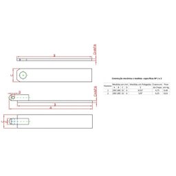 Fecho para Carroceria 3/16 Forsul Polida - 2