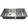 Cuba Inox 304 Quadrada Gourmet Plana Cozinha 88x40 Assimétrica com Lixeira e Acessórios Smartinox SQ - 2