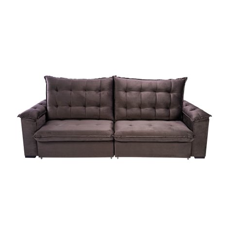 Sofá Duo Confort 2,9mts - Cinza