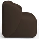 Ver imagem 6 de Sofá 2 Lugares Orgânico para Sala de Estar Living 170cm Heidy F04 Veludo Marrom - Lyam Decor