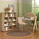 Ver imagem 1 de Conjunto Escrivaninha Ceci e Estante Book com Diversos Nichos